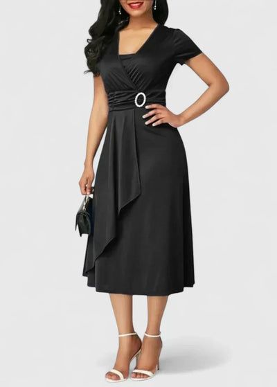Maya | Simple Women’s Midi Dress – Stylish & Modern
