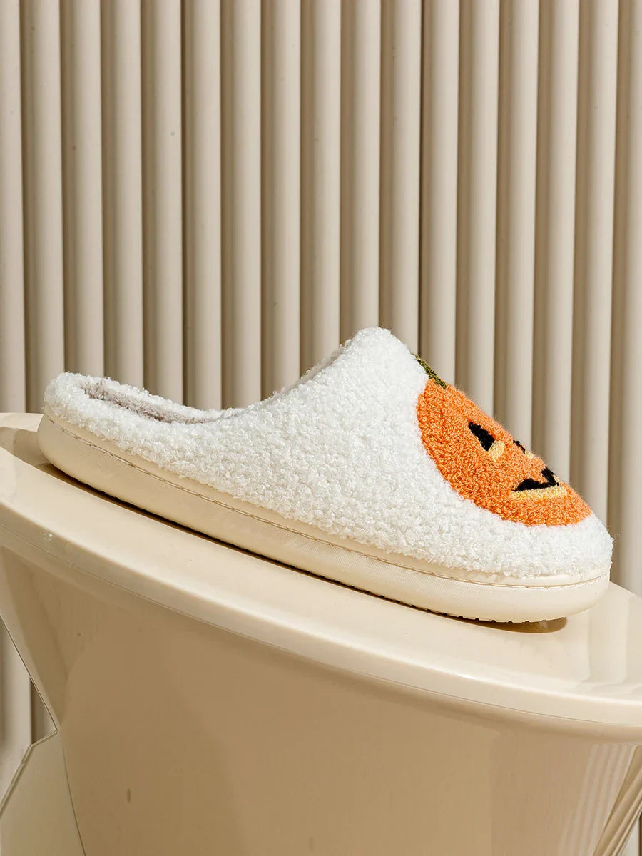Aria | Fun Halloween Slippers with Pumpkin Smile