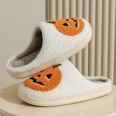 Aria | Fun Halloween Slippers with Pumpkin Smile