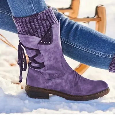Amira | Warm Women’s Winter Boots with Treaded Sole