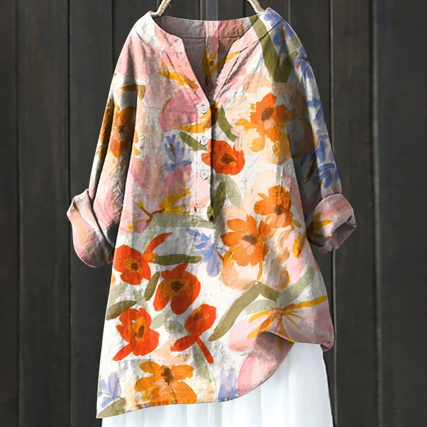 Claudia | Floral Blouse with Relaxed Fit Design