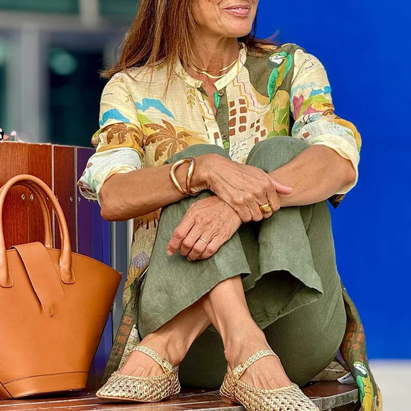 OLIVIA | Linen Co-Ord Set for Effortless Summer Look