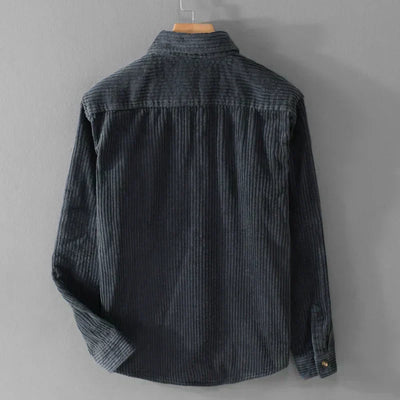 Darian | Modern Cord Shirt with Classic Button Front