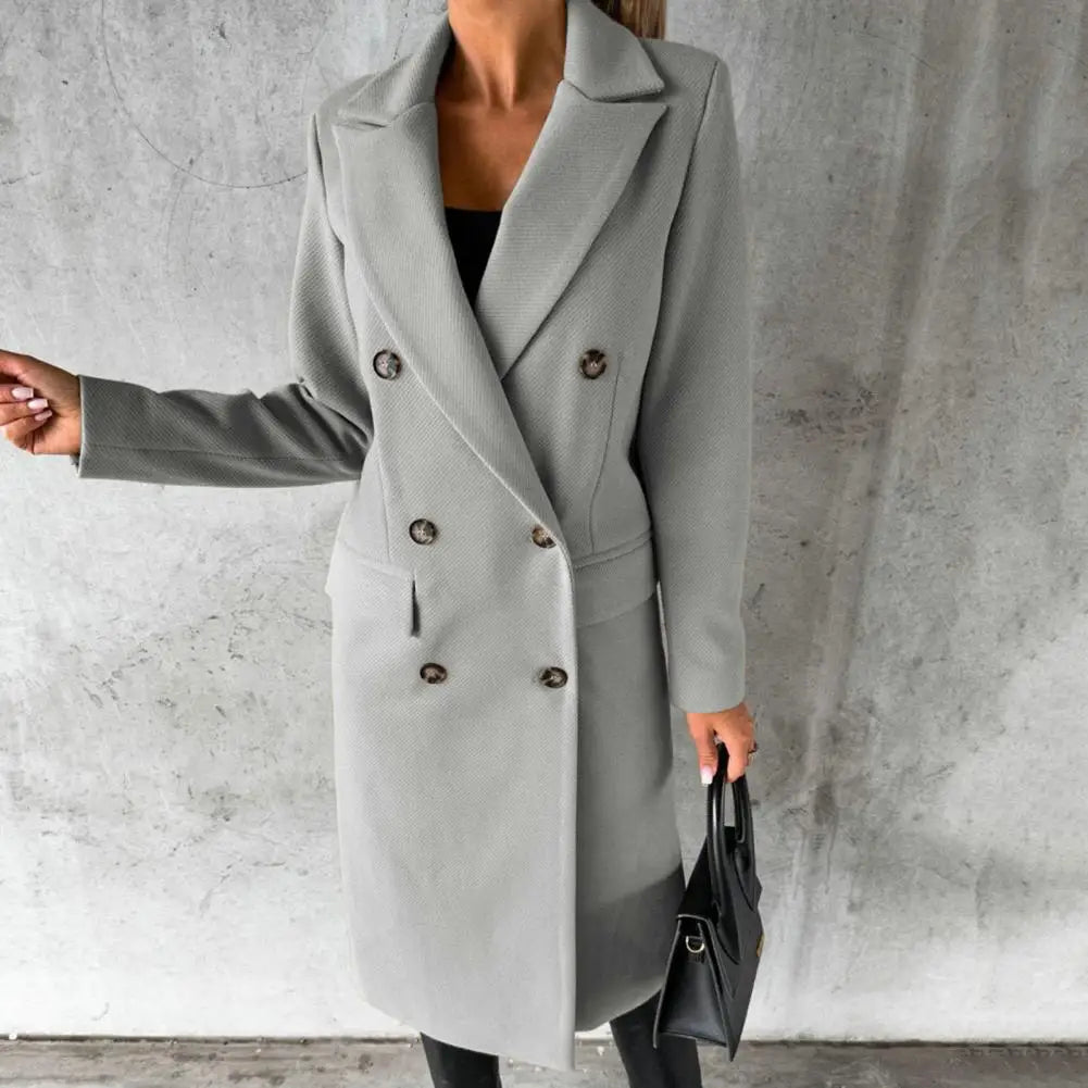 Christiane | Long Coat with Elegant Look