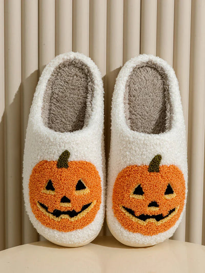 Aria | Fun Halloween Slippers with Pumpkin Smile