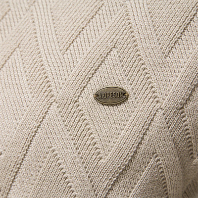 Noah | Timeless Men’s Sweater with Diamond Pattern