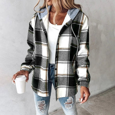 Martina | Warming Autumn Jacket with Stand-Up Collar