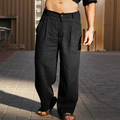 Amara | Stylish Linen Pants with Wide-Leg Design