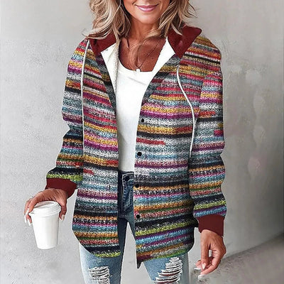 Martina | Warming Autumn Jacket with Stand-Up Collar