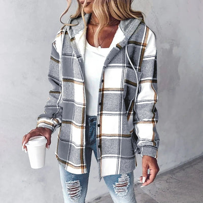 Martina | Warming Autumn Jacket with Stand-Up Collar