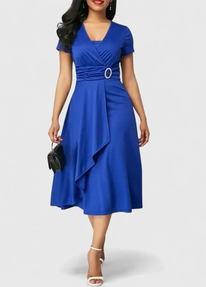 Maya | Simple Women’s Midi Dress – Stylish & Modern