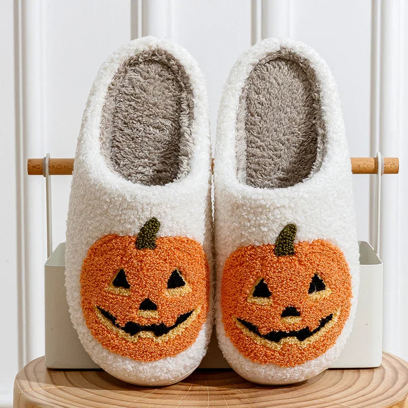 Aria | Fun Halloween Slippers with Pumpkin Smile