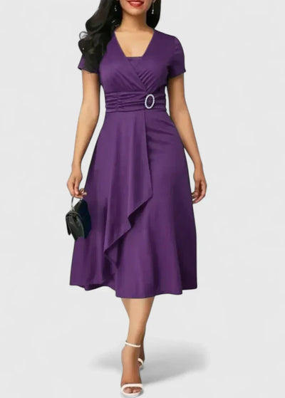 Maya | Simple Women’s Midi Dress – Stylish & Modern