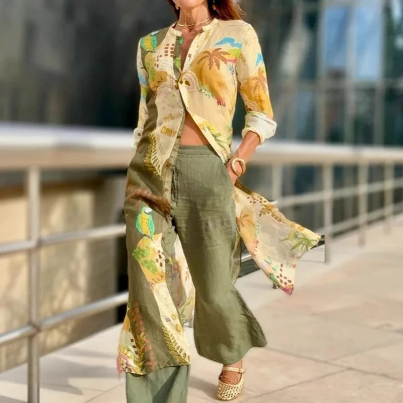 OLIVIA | Linen Co-Ord Set for Effortless Summer Look