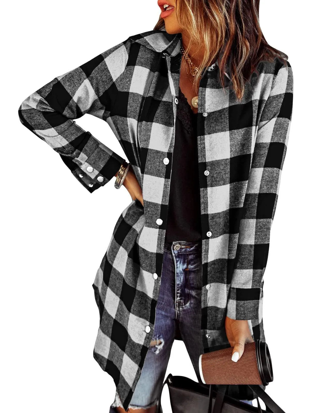 Stephanie | Striped Vest with Sleeves for Women