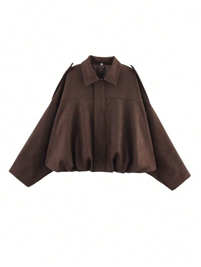 Nora | Stylish Women’s Suede Jacket in Aviator Style