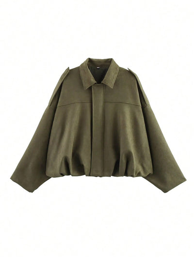 Nora | Stylish Women’s Suede Jacket in Aviator Style
