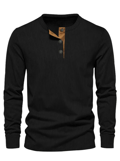 Milo | Classic Long Sleeve Shirt with Stripe Pattern