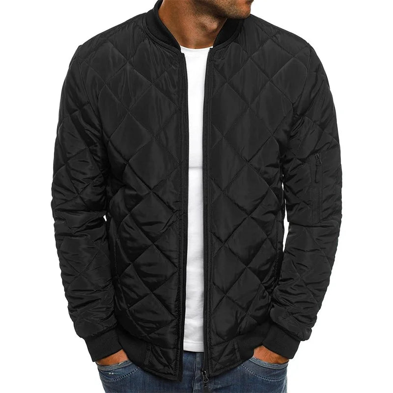 Avery | Quilted Cotton Jacket with Stitch Pattern Design