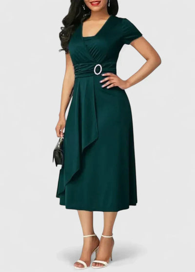 Maya | Simple Women’s Midi Dress – Stylish & Modern