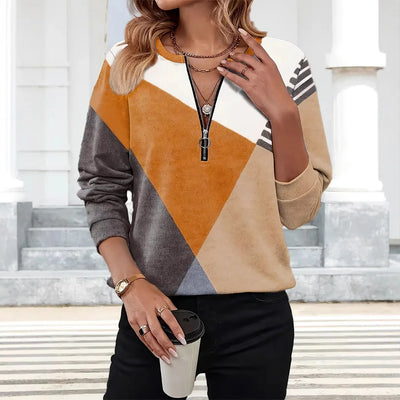 Mara | Casual Women’s Sweater with Modern Graphic Design