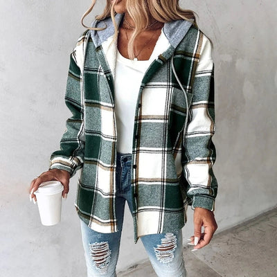 Martina | Warming Autumn Jacket with Stand-Up Collar