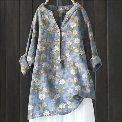 Claudia | Floral Blouse with Relaxed Fit Design