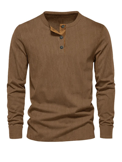 Milo | Classic Long Sleeve Shirt with Stripe Pattern