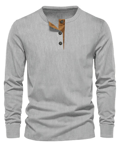 Milo | Classic Long Sleeve Shirt with Stripe Pattern