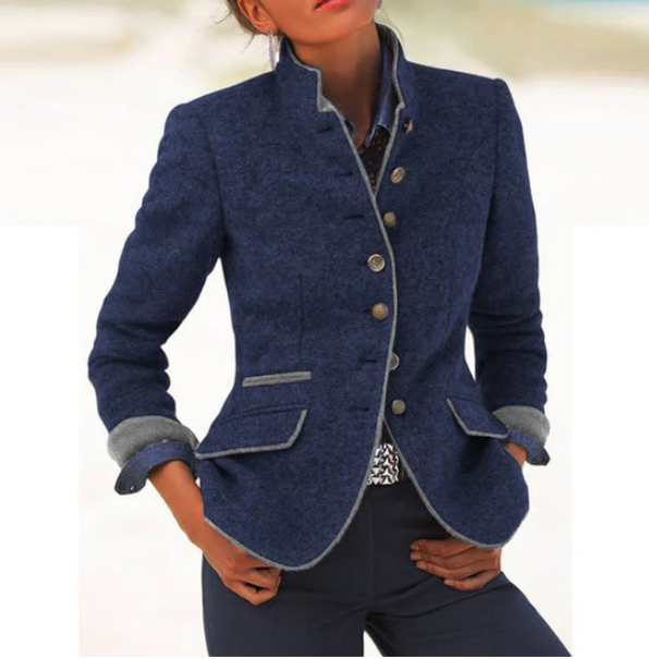 Clara | Women’s Elegant Cardigan with Modern Collar