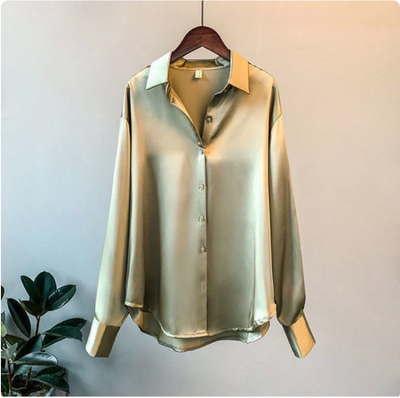 Elara | Satin Shirt for Women in Elegant Style