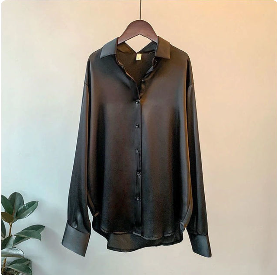 Elara | Satin Shirt for Women in Elegant Style