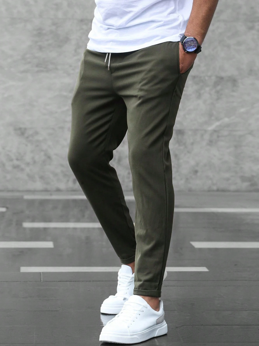 Benedict | Elegant Fabric Trousers with Modern Fit