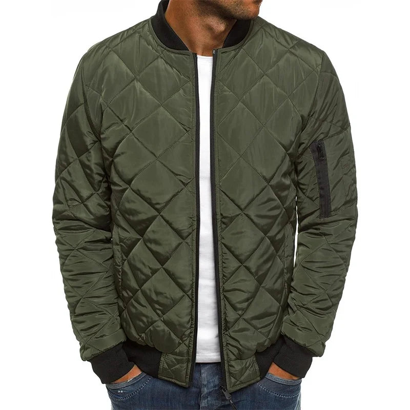 Avery | Quilted Cotton Jacket with Stitch Pattern Design