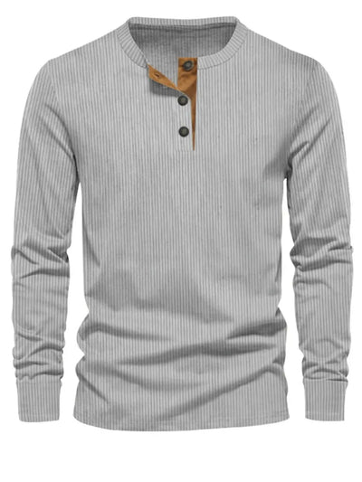 Milo | Classic Long Sleeve Shirt with Stripe Pattern