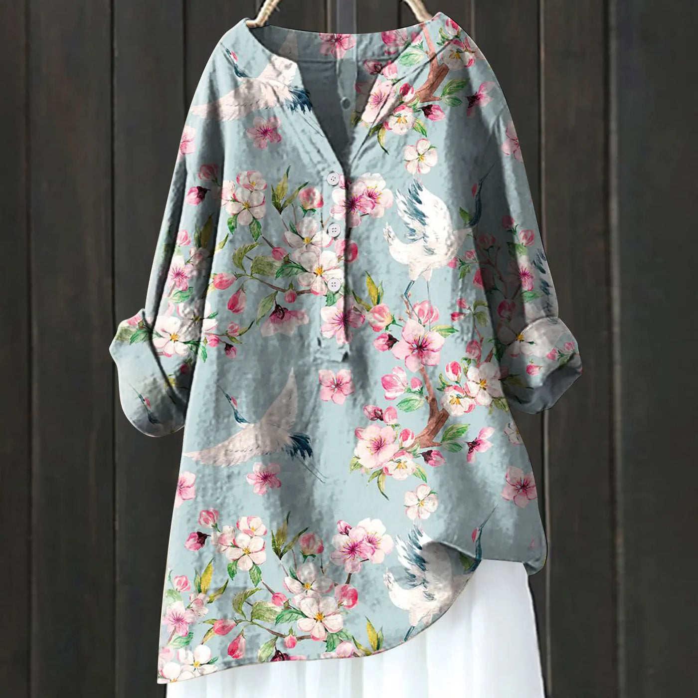Claudia | Floral Blouse with Relaxed Fit Design