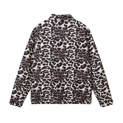 ISOLDE | Trendy Bomber Jacket in Modern Leopard Print
