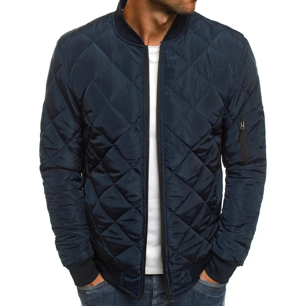 Avery | Quilted Cotton Jacket with Stitch Pattern Design