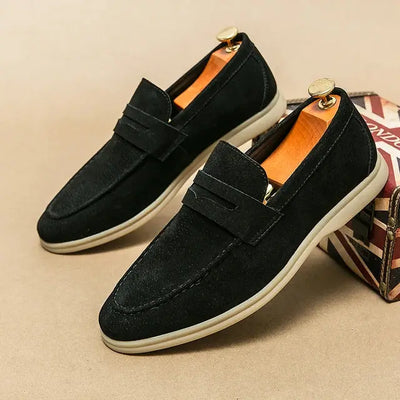 Liam | Casual Men’s Loafers with Lace-Up Design