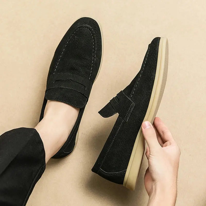 Liam | Casual Men’s Loafers with Lace-Up Design