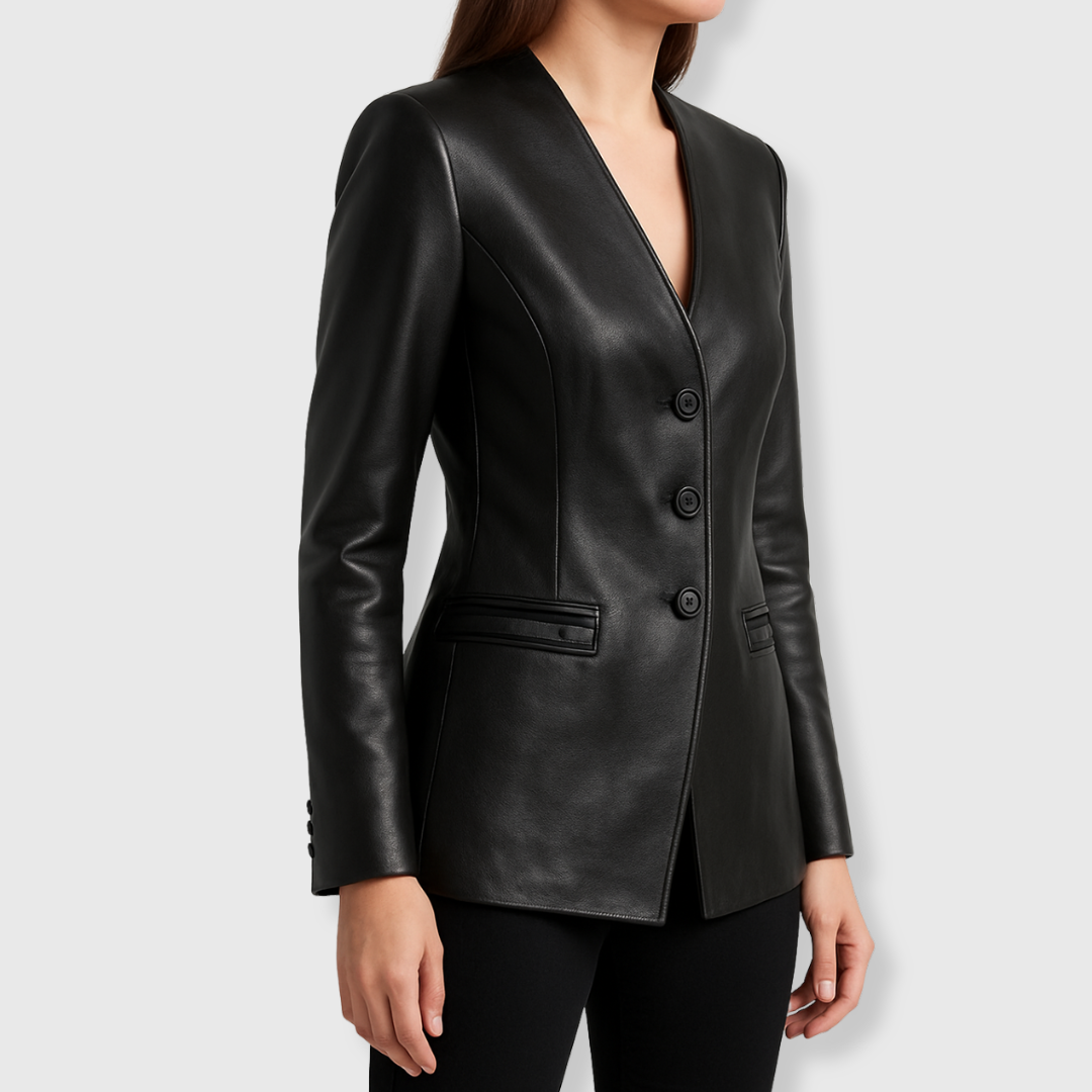 Isolde | Iconic Leather Jacket in Modern Design