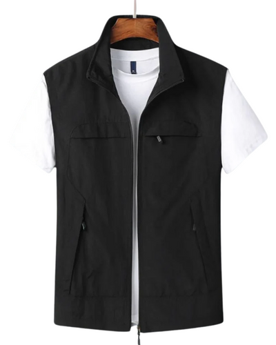 Darian | Utility Zip Gilet in Modern Style