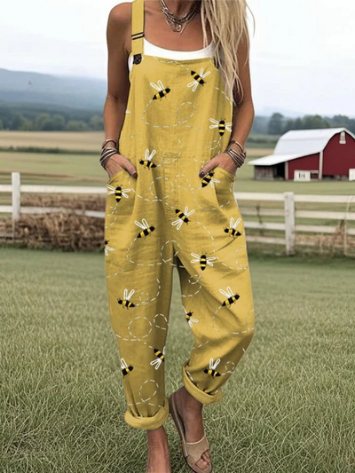 ASTRID | Stylish Jumpsuit with Vintage Print