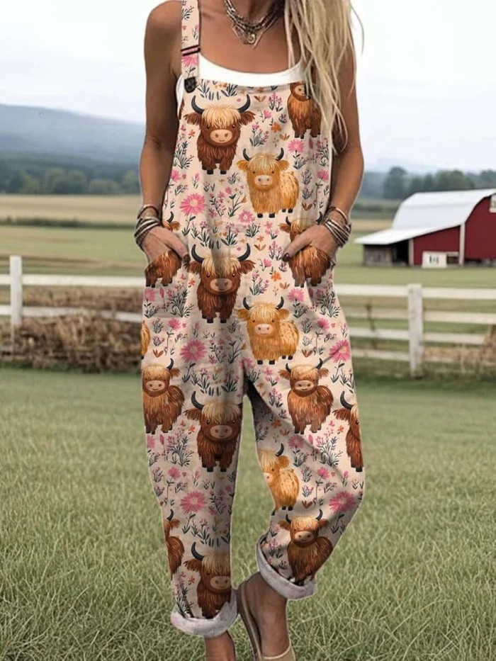 ASTRID | Stylish Jumpsuit with Vintage Print