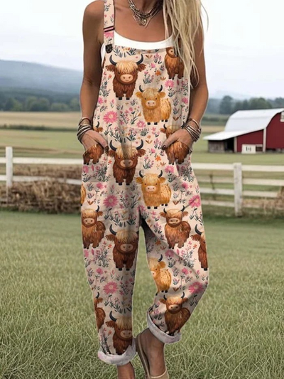 ASTRID | Stylish Jumpsuit with Vintage Print