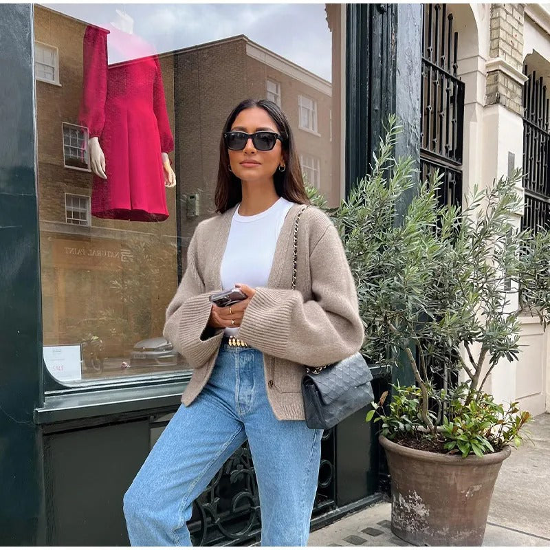 Elma | Classic Knitted Women's Cardigan