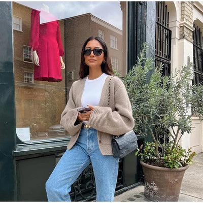 Elma | Classic Knitted Women's Cardigan