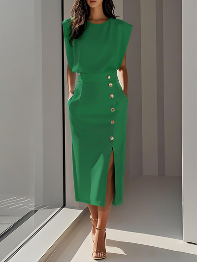 Selina | Stylish Women’s Casual Dress with V-Neckline