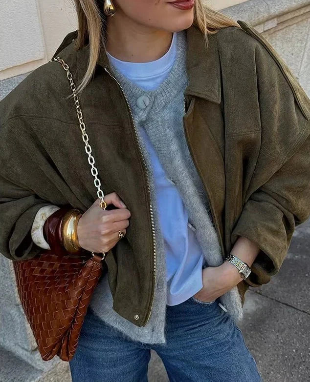 Seraphine | Iconic Bomber Jacket in Modern Style