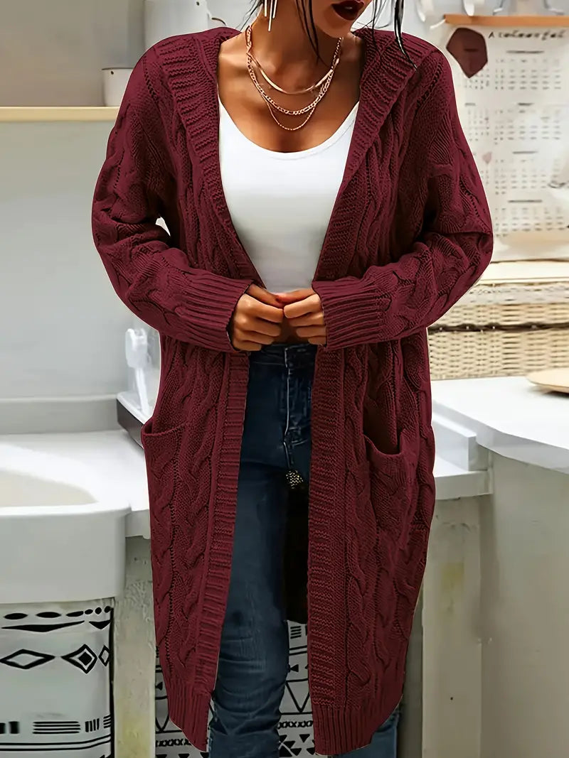 Isa | Stylish Cardigan with Patch Pockets